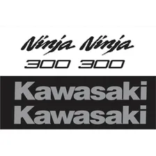 Kit Adesivo Emblema Compatível Kawasaki Ninja 300 Branca 002 Cor Moto Kit Adesivo Emblema Compatível Kawasaki Ninja 300 Branca Foto mini  3