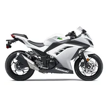 Kit Adesivo Emblema CompatÃvel Kawasaki Ninja 300 Branca 003 Cor Moto Kit Adesivo Emblema CompatÃvel Kawasaki Ninja 300 Branca Foto mini 2