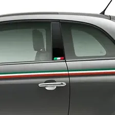 Kit Adesivo Emblema Resinado Coluna Porta Italia 4pçs Foto mini  3