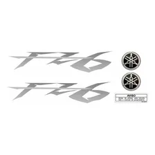 Kit Adesivo Emblema Yamaha Fazer Fz6 + Logo Resinado Fz6n602 Cor ADESIVO EMBLEMA GRÁFICO FZ6 Foto mini 3