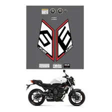 Kit Adesivo Emblema Yamaha Xj6 Sp 2011 Xj6sp01 Cor ADESIVO LATERAL XJ6 Foto mini 2