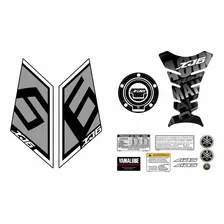 Kit Adesivo Emblema Yamaha Xj6 Sp + Tankpad Resinado Xj6sp11 Foto mini 2