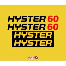Kit Adesivo Empilhadeira Hyster 60 Completo + Etiquetas Mk Cor ADESIVO HYSTER 60 Foto mini 3