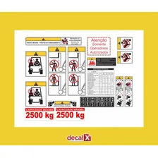Kit Adesivo Empilhadeira Hyster 60 Completo + Etiquetas Mk Cor ADESIVO HYSTER 60 Foto mini 4