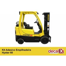 Kit Adesivo Empilhadeira Hyster 60 Completo + Etiquetas Mk Cor ADESIVO HYSTER 60 Foto mini 1