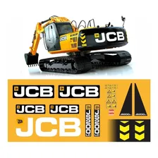 Kit Adesivo Escavadeira Jcb Js200 Lc + Etiqueta Mk Foto mini 1
