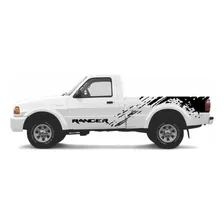 Kit Adesivo Faixa Ford Ranger Cabine Simples Foto mini 2
