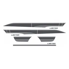 Kit Adesivo Faixa Laterais Toyota Hilux Limited Completo Lmt Foto mini 2