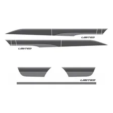 Kit Adesivo Faixa Laterais Toyota Hilux Limited Completo Lmt Foto mini 1