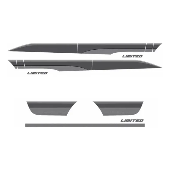 Kit Adesivo Faixa Laterais Toyota Hilux Limited Completo Lmt Foto 1