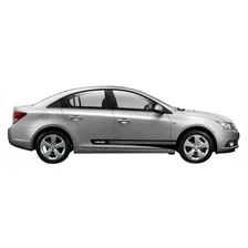 Kit Adesivo Faixa Lateral Para Chevrolet Cruze 13676 Cor Preto/cinza Foto mini  3