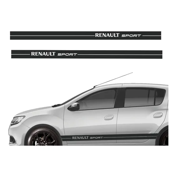 Kit Adesivo Faixa Lateral Para Renault Sandero Sport 13913 Foto 1