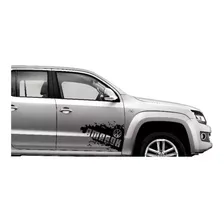 Kit Adesivo Faixa Lateral Para Volkswagen Amarok 13967 Cor KIT ADESIVO FAIXA LATERAL PARA AMAROK Foto mini 3