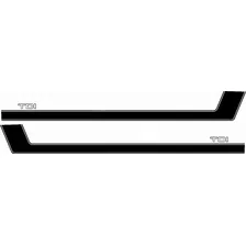 Kit Adesivo Faixa Lateral Para Volkswagen Amarok 13969 Cor KIT ADESIVO FAIXA LATERAL PARA AMAROK Foto mini  2