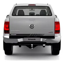 Kit Adesivo Faixa Lateral Traseira Vw Amarok 4motion Preto Foto mini 3