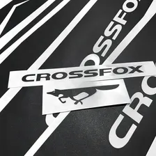 Kit Adesivo Faixa Lateral Vw Crossfox 2010 2011 Preto Jogo Foto mini 4