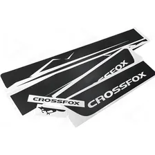 Kit Adesivo Faixa Lateral Vw Crossfox 2010 2011 Preto Jogo Foto mini 3