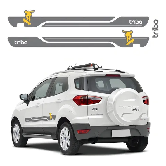 Kit Adesivo Faixa Tribe Skate Nova Ford Ecosport Eco21 Foto 1