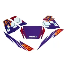 Kit Adesivo Faixas Moto Yamaha Dt 200 1997 Azul Foto mini 1