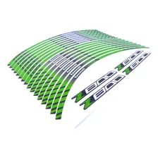 Kit Adesivo Friso Refletivo Roda Moto Kawasaki Z800 Fri69 Foto mini 4