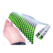 Kit Adesivo Friso Refletivo Roda Moto Kawasaki Z800 Fri69 Foto mini 3