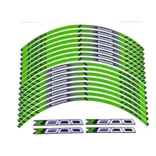 Kit Adesivo Friso Refletivo Roda Moto Kawasaki Z800 Fri69 Foto mini 1