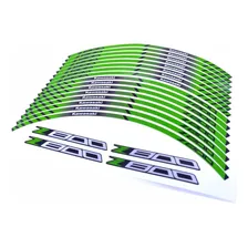 Kit Adesivo Friso Refletivo Roda Moto Kawasaki Z800 Fri69 Foto mini 2