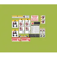 Kit Adesivo Gráfico Empilhadeira Compatível Com Clark Cmp45l Cor ADESIVO EMBLEMA GRÁFICO CMP45L Foto mini 3