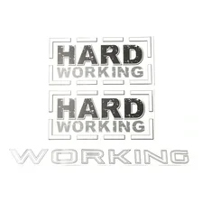 Kit Adesivo Hard Working + Working Fiat Strada 3 Und Strda45 Foto mini 1