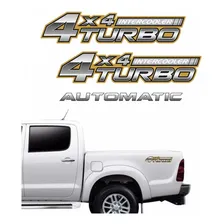 Kit Adesivo Hilux 4x4 Turbo Intercooler Automatic 2006 Cor PADRÃO Foto mini 1