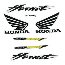 Kit Adesivo Jogo Faixas Moto Honda Hornet 2006 Amarela Foto mini 1