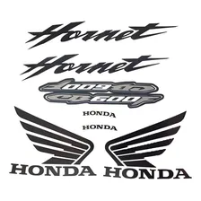 Kit Adesivo Jogo Faixas Moto Honda Hornet 2007 Cinza Foto mini 1