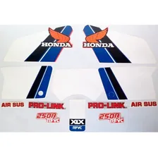 Kit Adesivo Jogo Faixas Moto Honda Xlx 250 1985 Laranja Foto mini 1