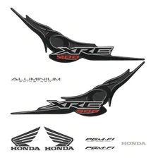 Kit Adesivo Jogo Faixas Moto Honda Xre 300 2011 Vermelha Foto mini 1