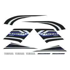 Kit Adesivo Jogo Faixas Moto Yamaha Fazer 150 2014 Branca Foto  mini 1