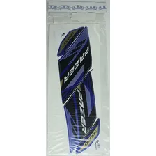 Kit Adesivo Jogo Faixas Yamaha Fazer 150 Ed Sed 2016 Cor Azul Foto mini  2