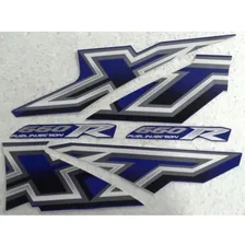 Kit Adesivo Jogo Faixas Yamaha Xt 660 2005/06 Azul Foto mini 1