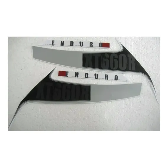 Kit Adesivo Jogo Faixas Yamaha Xt 660 2013/14 Branca Foto 1