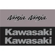 Kit Adesivo Kawasaki Ninja 300 Preta Cor padrão Foto mini  3