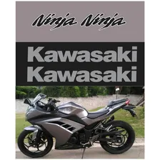 Kit Adesivo Kawasaki Ninja 300 Preta Cor padrão Foto  mini 1