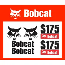 Kit Adesivo Mini Carregadeira Bobcat S175 + Etiquetas Mk Cor PADRÃO Foto mini 3