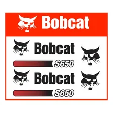 Kit Adesivo Mini Carregadeira Bobcat S650 + Etiquetas Mk Foto mini  2