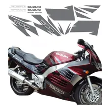 Kit Adesivo Moto CompatÃvel Suzuki Rf 900 R Vinho Cor Prateado Foto mini 1
