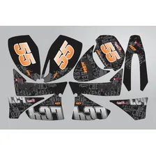 Kit Adesivo Moto Cross Trilha Ktm Lc4 0,20mm Lm048 Cor ADESIVO KTM Foto mini 1