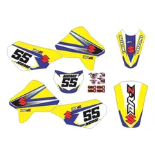 Kit Adesivo Moto Cross Trilha Suzuki Drz 400 Amarela 0,20mm Foto mini 1