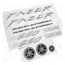 Kit Adesivo Moto Yamaha Fazer 250 Ys 2008 Vermelha Faixa Foto mini 2