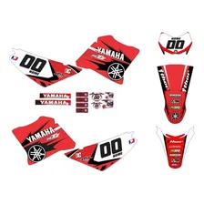 Kit Adesivo Motocross Trilha Yamaha Xtz 125 Vermelho Lm056 Cor Padrão Foto  mini 1