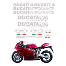 Kit Adesivo Para Ducati 999 14768 Cor PRATA Foto mini 1