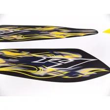 Kit Adesivo Para Yamaha R1 2009 14143 Cor Preto/amarelo Foto mini 4