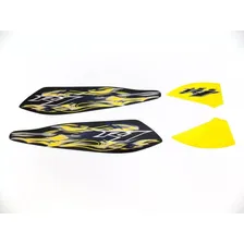 Kit Adesivo Para Yamaha R1 2009 14143 Cor Preto/amarelo Foto mini 2